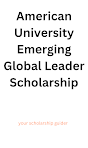 American University Emerging Global Leader Scholarship