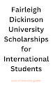 Fairleigh Dickinson University Scholarship